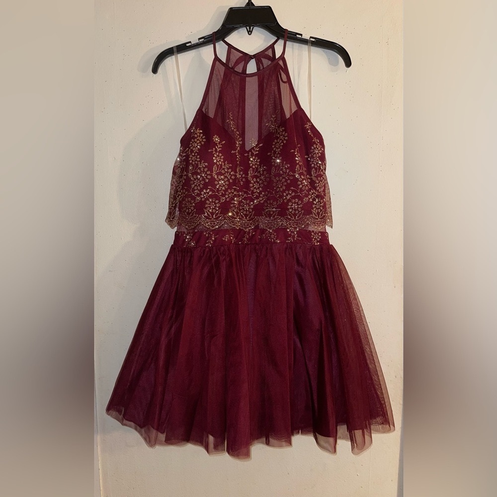 Social Code Mini Mesh Dress